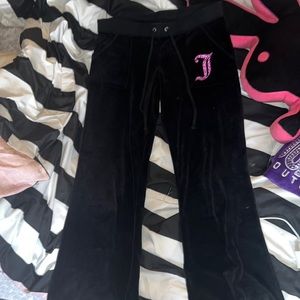 JUICY COUTURE black 2000s sweatpants MINT CONDITION